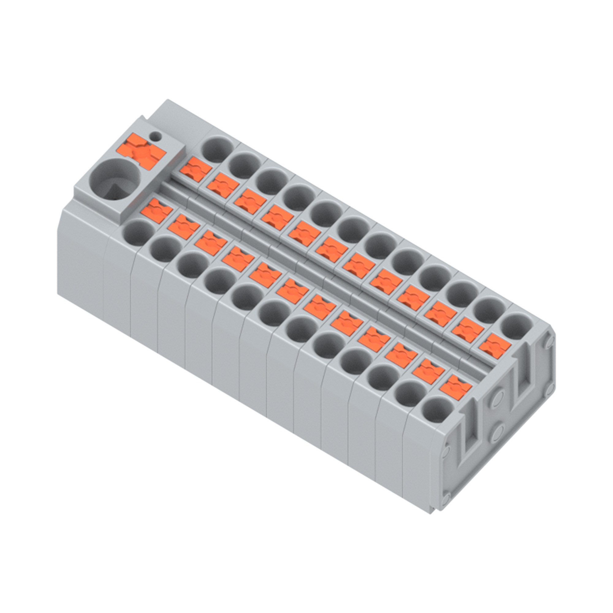 GW6 S2,5-24 (6mm&sup2;) GİRİŞLİ (2.5mm&sup2;) DAĞITIM BLOĞU - 3525