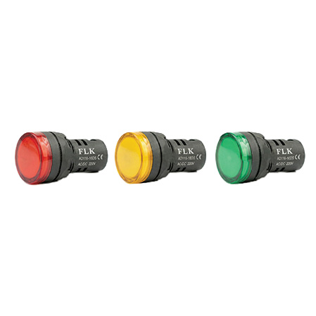 AD116-22mm YELLOW 24V. INDICATOR LIGHT - 6205